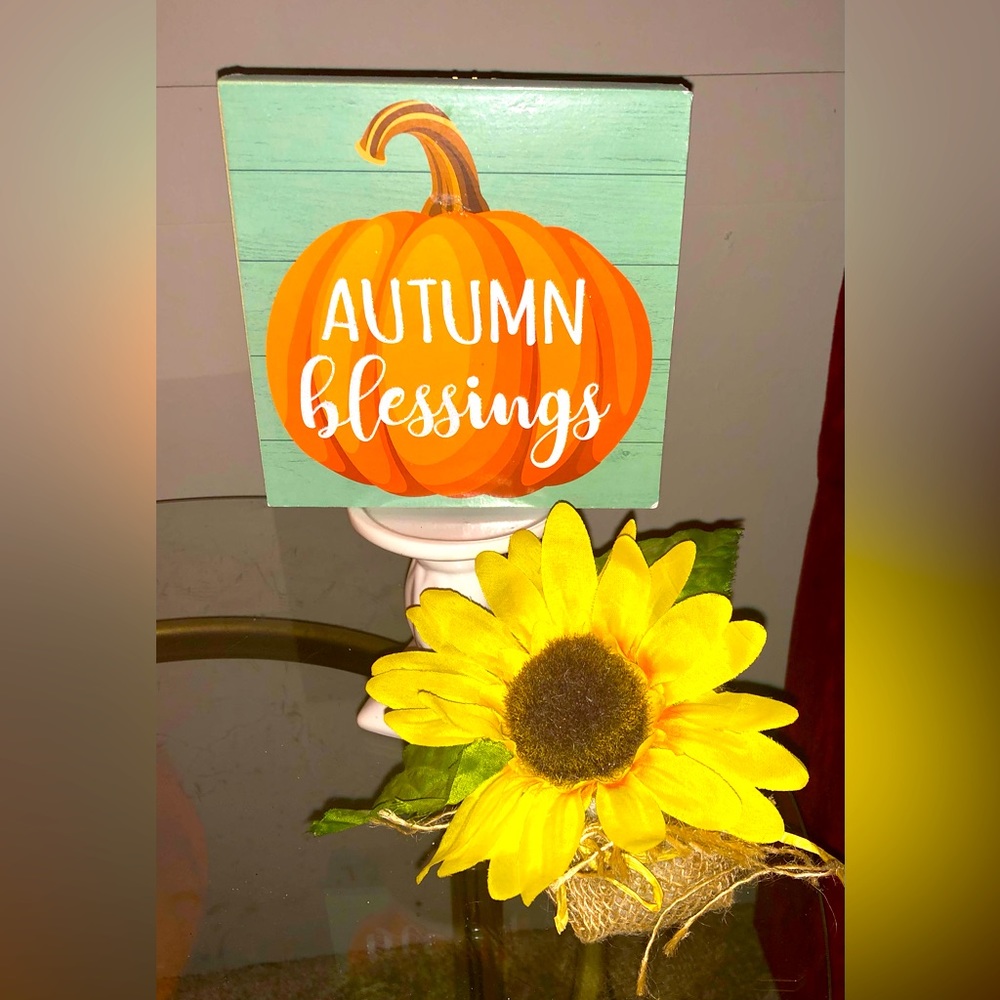 🍁 AUTUMN BLESSINGS FALL SIGN 🍁